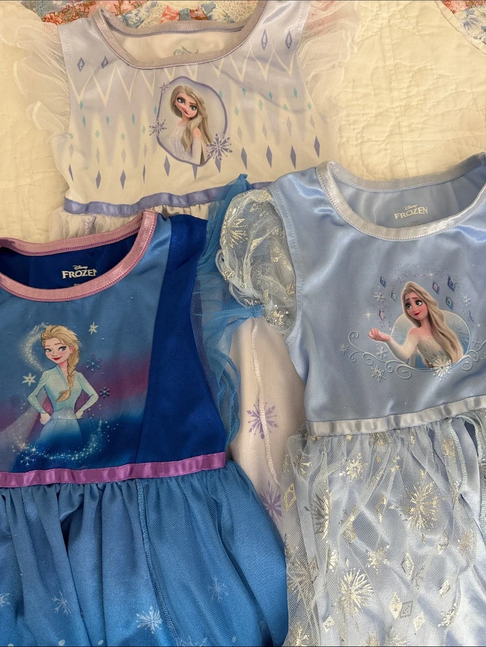 Disney Elsa Toddler Nightgowns- Lavender, Light Blue, Royal Blue - Picture 8 of 8
